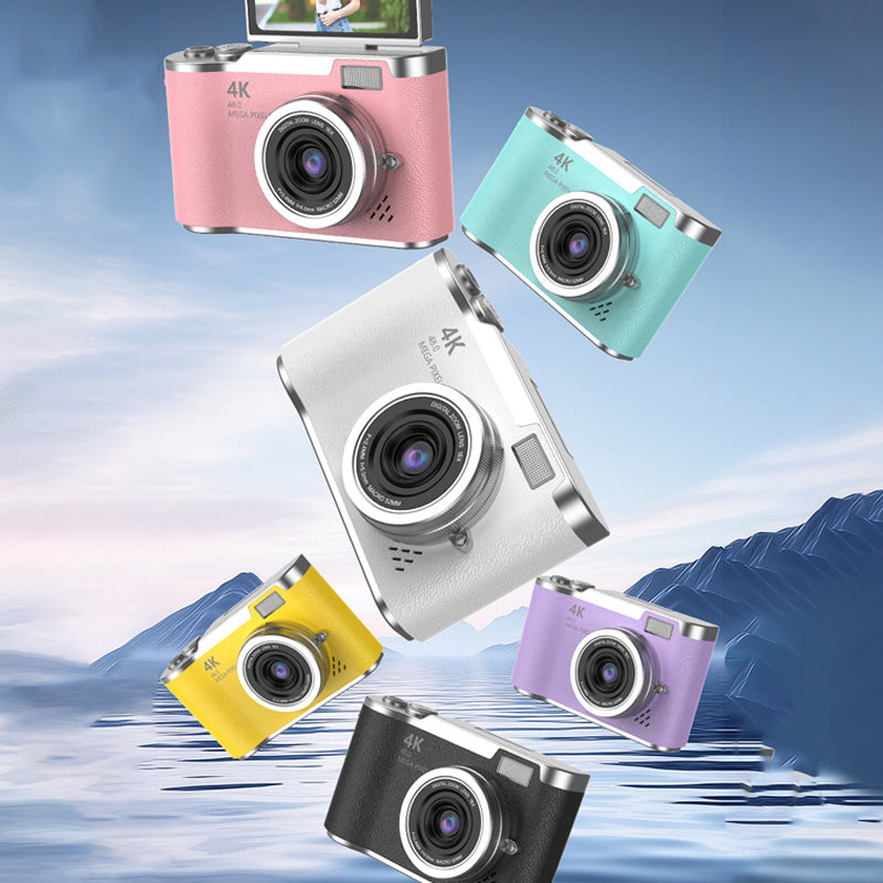 4K HD Flip-Screen Digital Camera - 2.4-Inch Screen, 8X Zoom, ABS Body, view 8