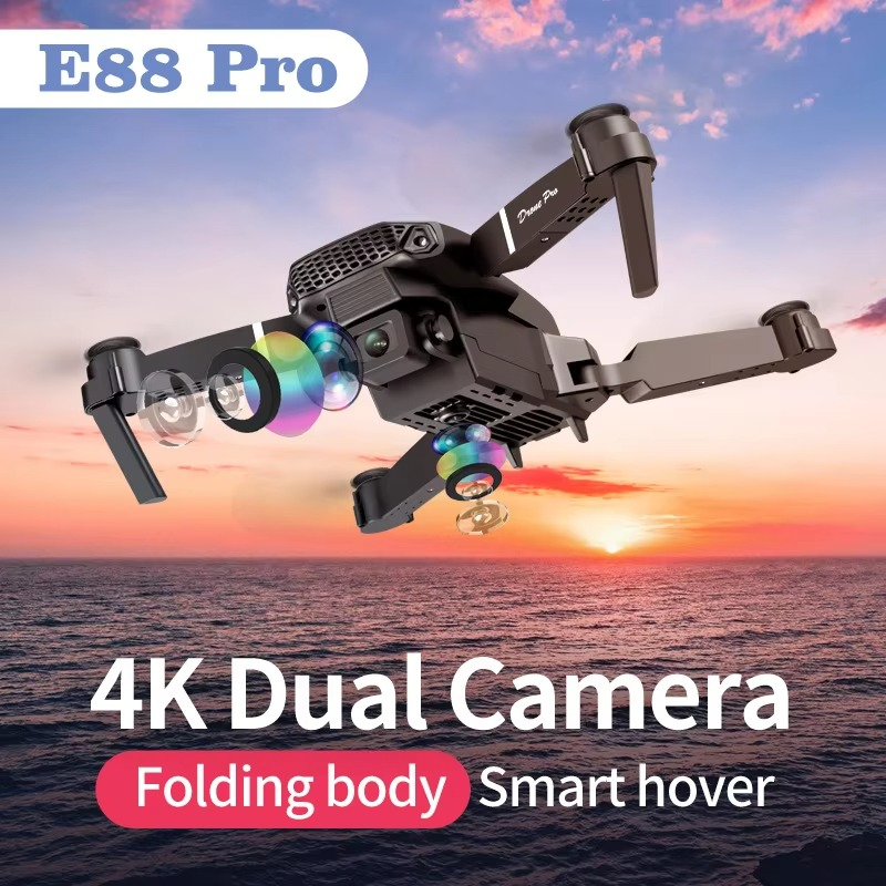 4K Dual-Camera Drone for Aerial Photography - Optical Flow, 328 ft Range, view 5