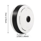 Wireless Indoor Panoramic Camera - 360-Degree View, 1080p HD, view 10