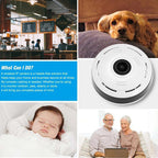 Wireless Indoor Panoramic Camera - 360-Degree View, 1080p HD, view 5
