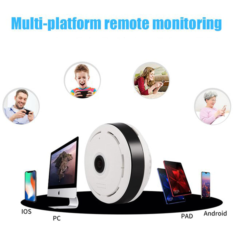 Wireless Indoor Panoramic Camera - 360-Degree View, 1080p HD, view 7