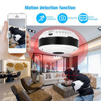 Wireless Indoor Panoramic Camera - 360-Degree View, 1080p HD