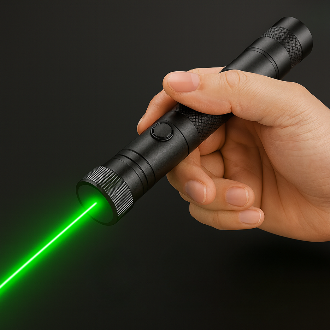 Laser Pointer Torch Long Range - USB Rechargeable, Aluminium Alloy, 10, view 2