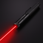 Laser Pointer Torch Long Range - USB Rechargeable, Aluminium Alloy, 10