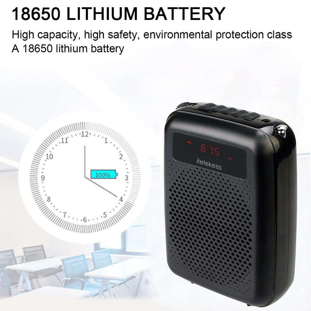 Voice Amplifier for Teachers - Portable, USB Charging, Long Battery Life, view 2