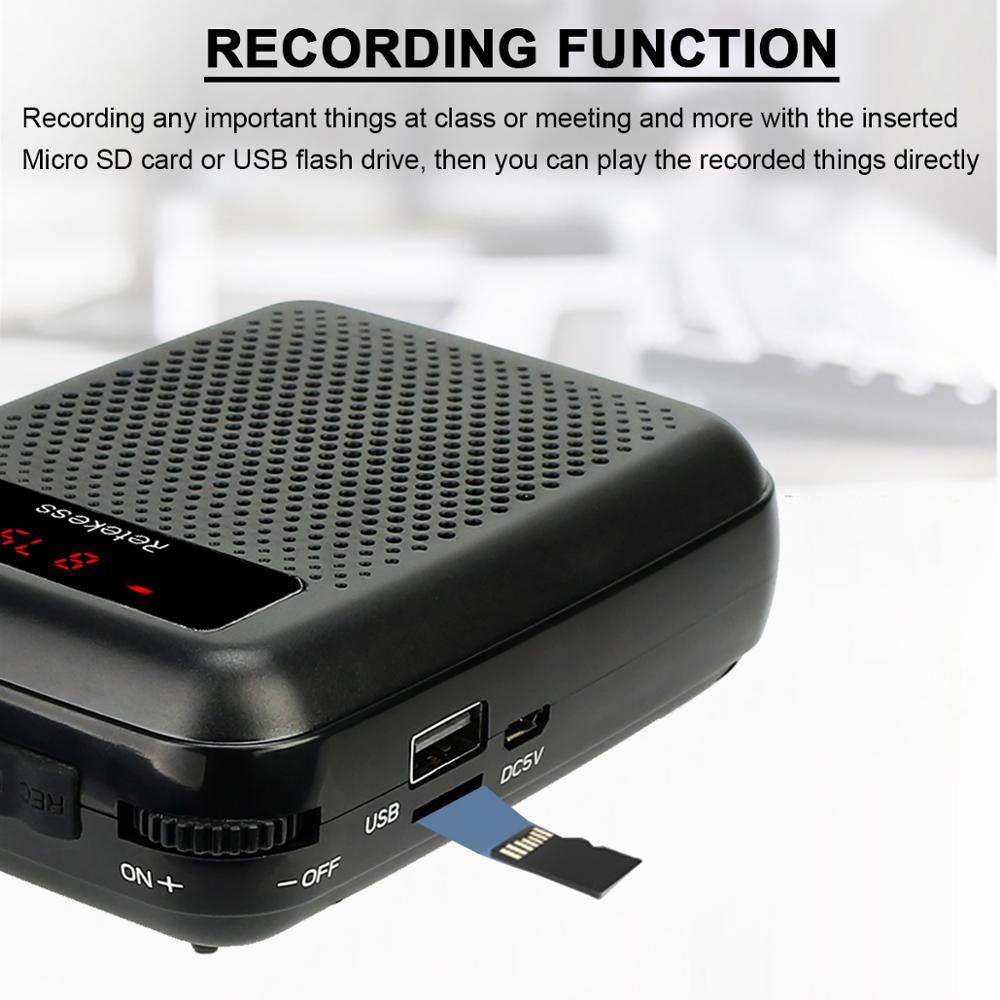 Voice Amplifier for Teachers - Portable, USB Charging, Long Battery Life, view 7