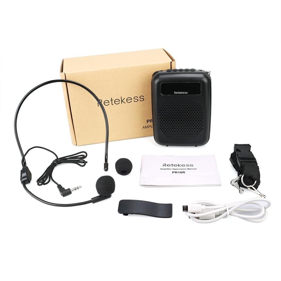 Voice Amplifier for Teachers - Portable, USB Charging, Long Battery Life, view 8