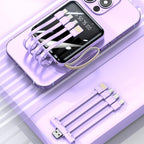 Fast Charge 20000mAh Mini Powerbank with Integrated Cables - 10W, PVC, view 8