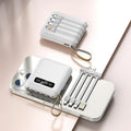 Fast Charge 20000mAh Mini Powerbank with Integrated Cables - 10W, PVC, view 9