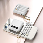 Fast Charge 20000mAh Mini Powerbank with Integrated Cables - 10W, PVC, view 9