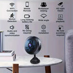 Magnetic Mini WiFi Surveillance Camera 1080P HD - Night Vision, Motion Detection, view 4