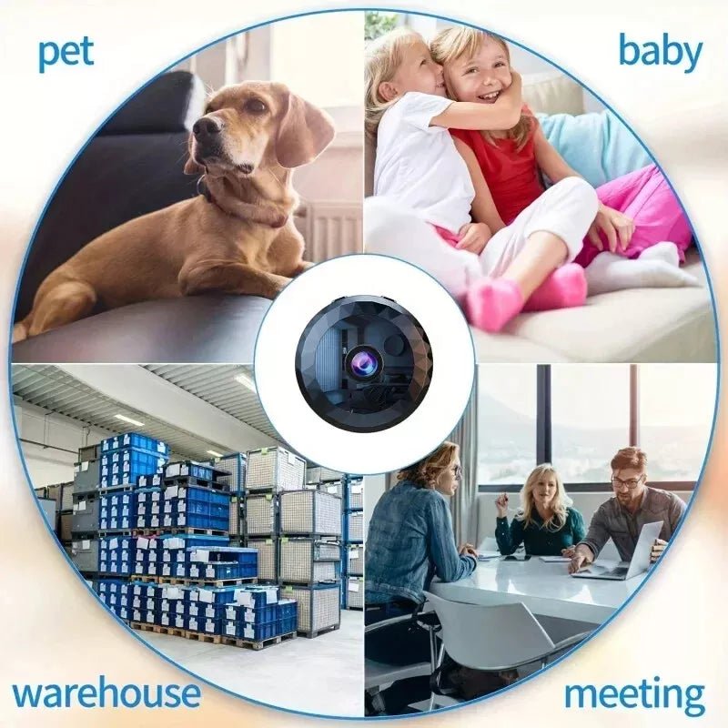 Magnetic Mini WiFi Surveillance Camera 1080P HD - Night Vision, Motion Detection, view 5