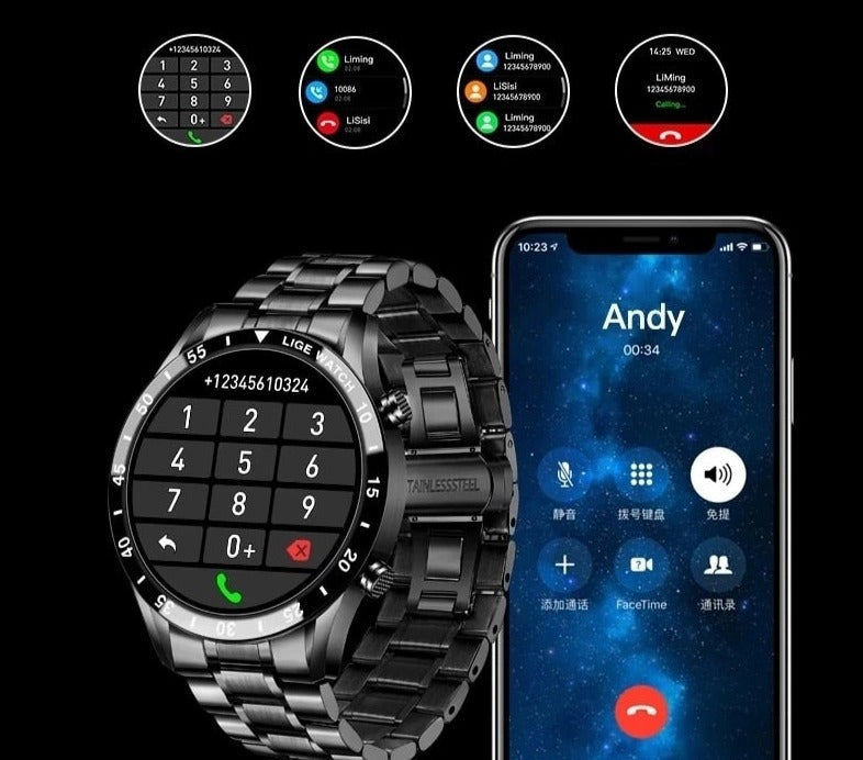 Luxury 4G Smartwatch for Men and Women - IP68 Water Resistant, Bluetooth Calling, view 4