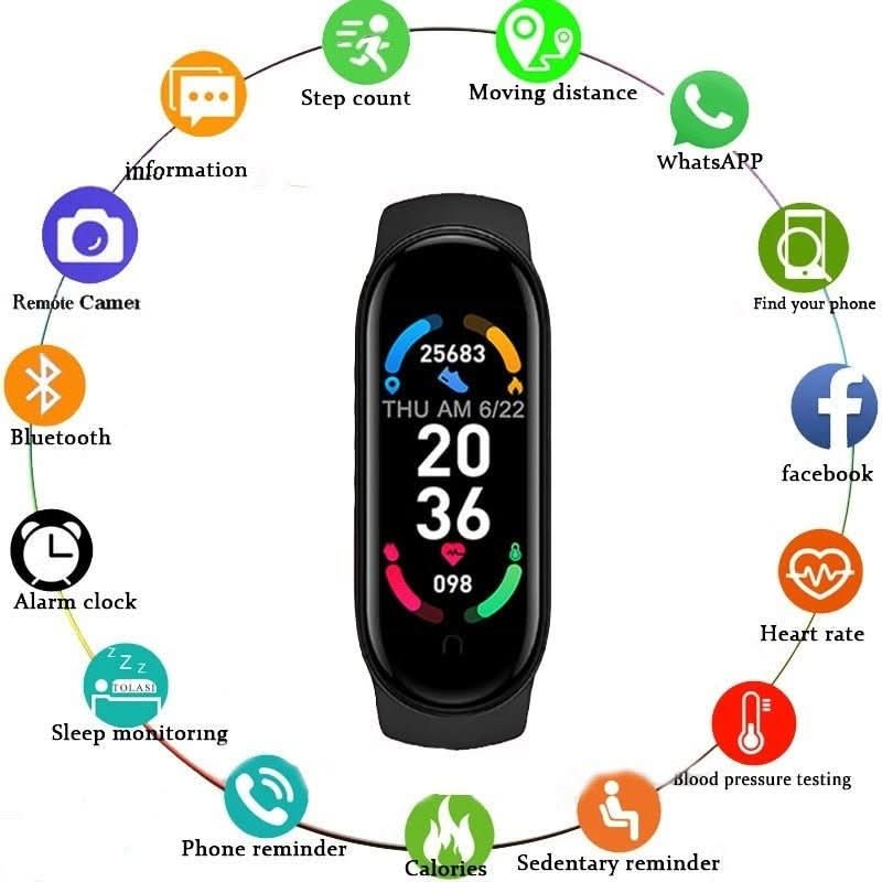 Bluetooth Smartwatch for Health and Everyday Use - Heart Rate, 14 Day Battery, view 6
