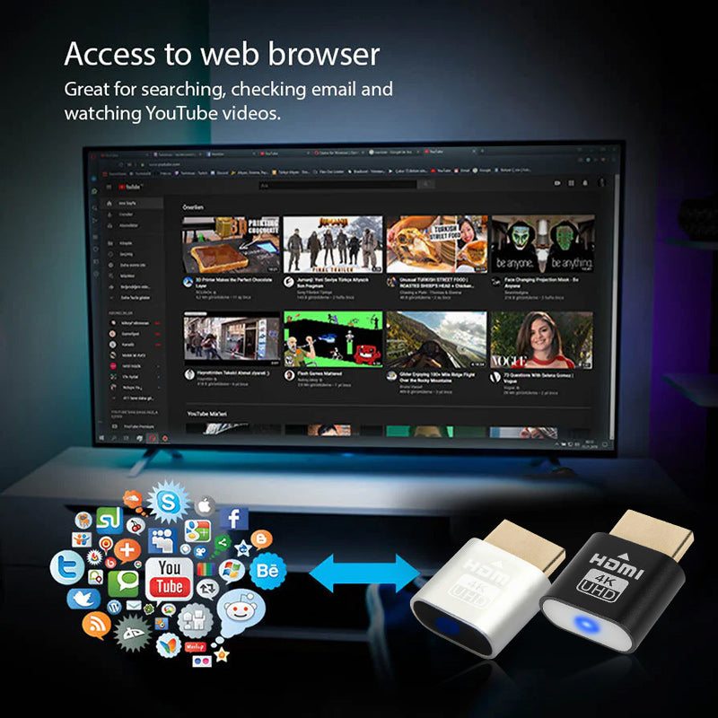TV Streaming Device - 4K Hdmi, No Drivers Needed, view 4