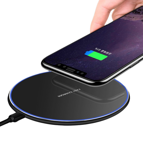30W Fast Wireless Charging Pad for iPhone, Samsung, Android - USB C, QC 3.0