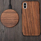 Bamboo Qi Fast Wireless Charger - Overheat Protection, for Office or Nightstand, view 8
