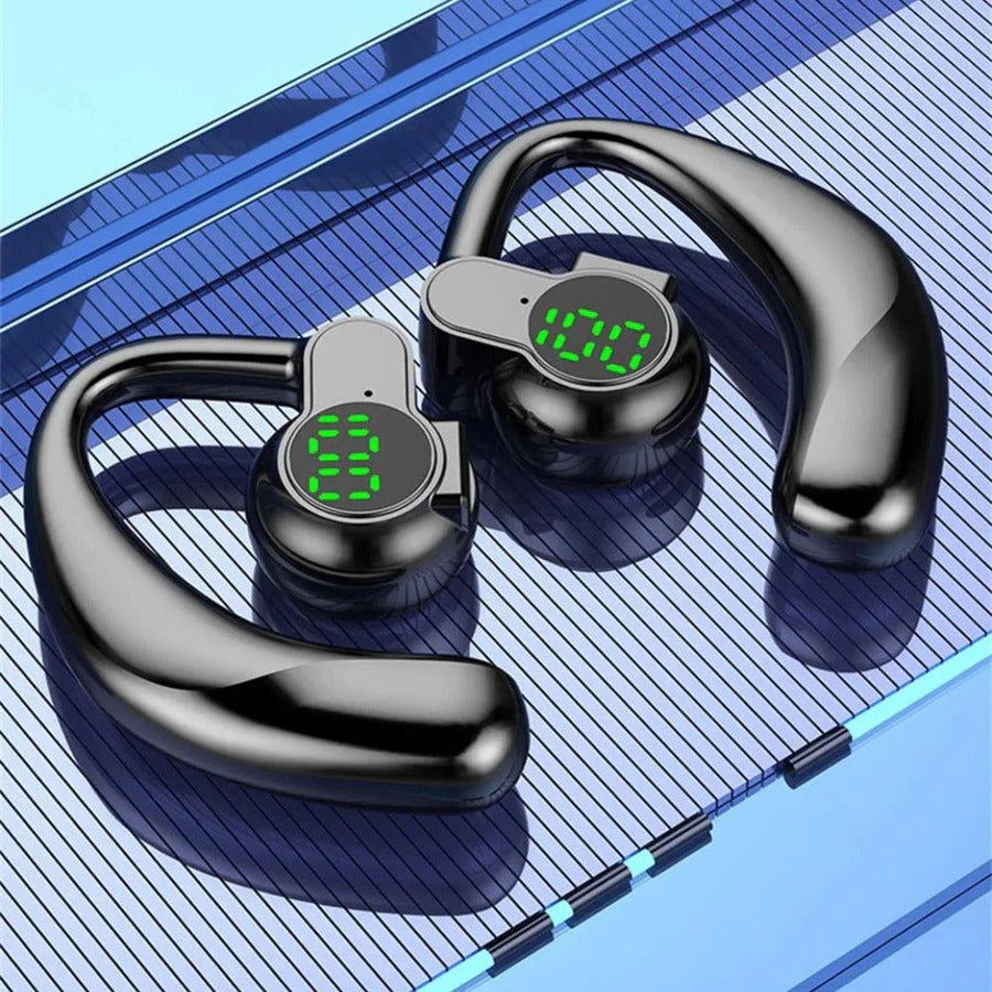 Wireless Noise Cancelling Bluetooth Ear Hook Headphones - Open Ear, 20h Battery, view 4