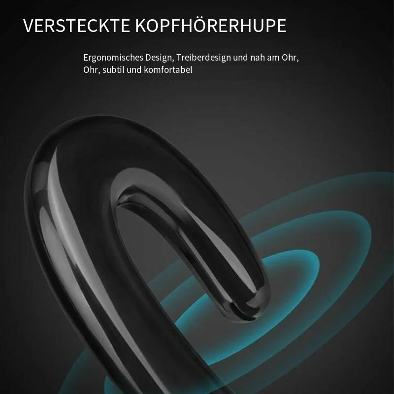 Bluetooth Headset for Driving and Daily Use - Lightweight 12 g, Black