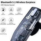 Trucker Dual Mic Wireless Bluetooth 5.1 Noise Cancelling Headset - 20h Battery, view 3