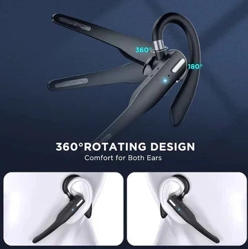 Trucker Dual Mic Wireless Bluetooth 5.1 Noise Cancelling Headset - 20h Battery, view 5