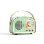 Retro Round Bluetooth Speaker - ABS, 12 cm, Up to 8 Hours Battery, view 8