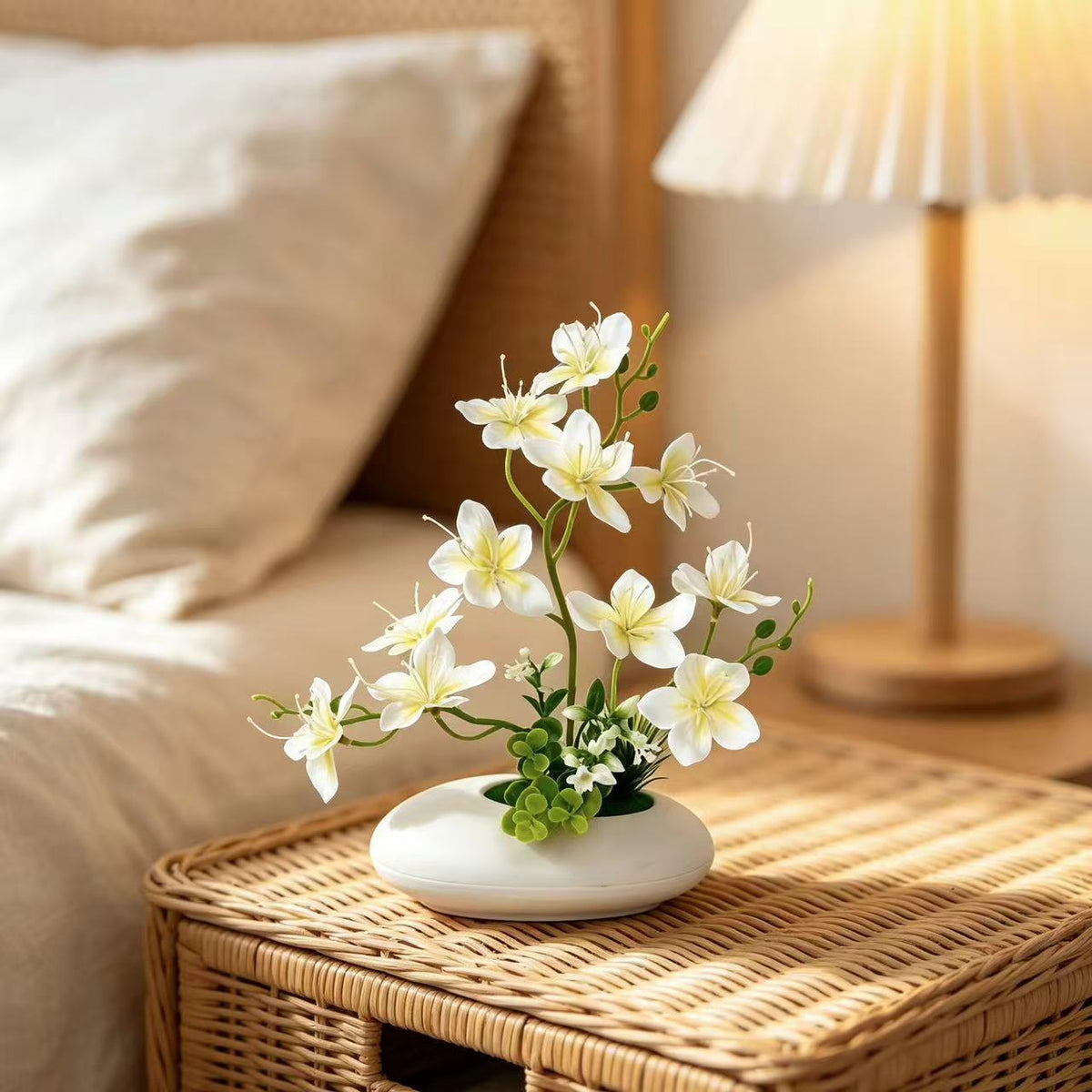 Elegant Faux Floral Centrepiece for Home Decor