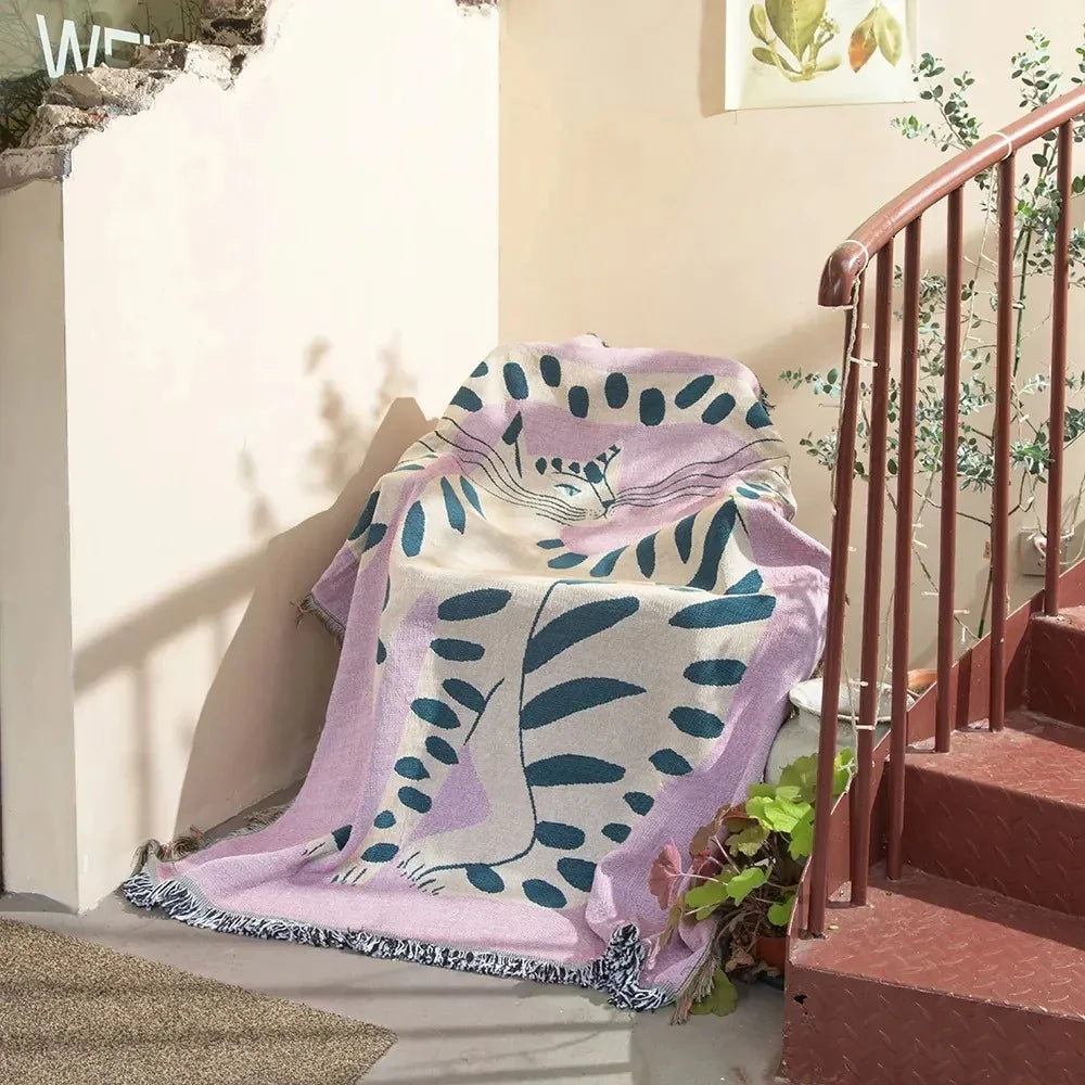 Elia Tiger Blanket Throw blanket-Welvere