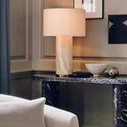 Elian Cave Stone Table Lamp-Welvere