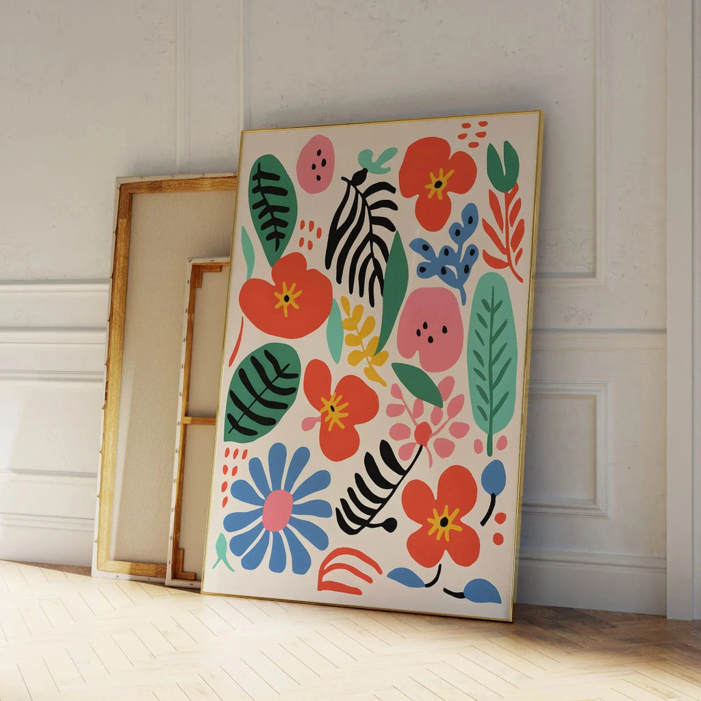 Elisse Flowers Canvas Painting-Welvere