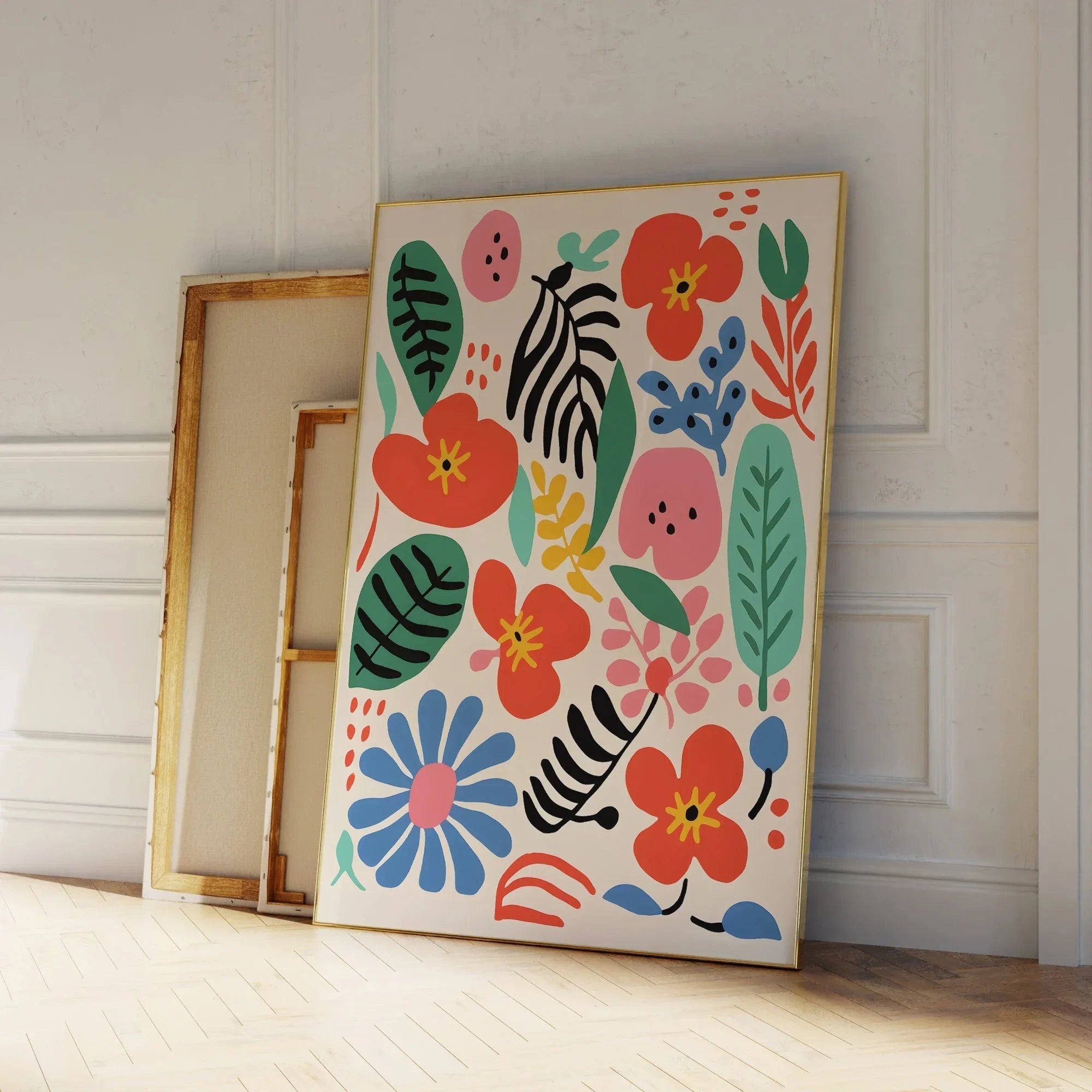 Elisse Flowers Canvas Painting-Welvere