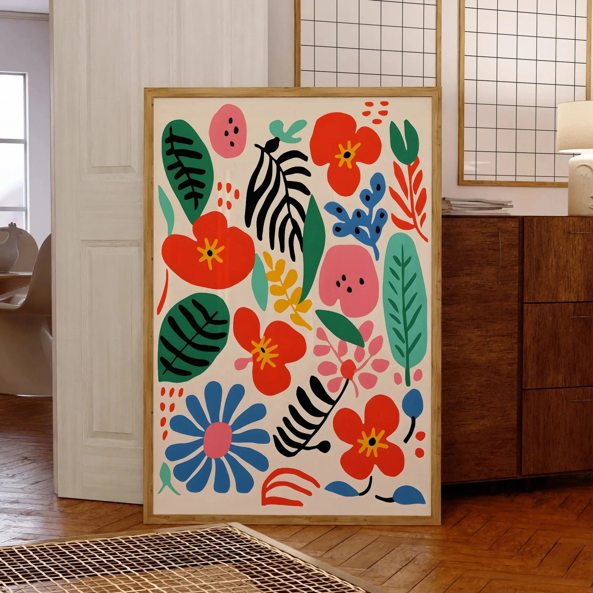 Elisse Flowers Canvas Painting-Welvere