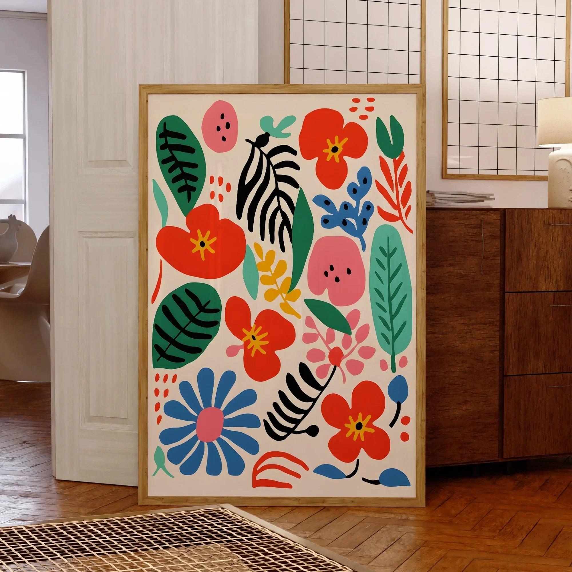 Elisse Flowers Canvas Painting-Welvere
