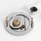 Ellie Steel Pinebrook Tray with Starfield Handle-Welvere