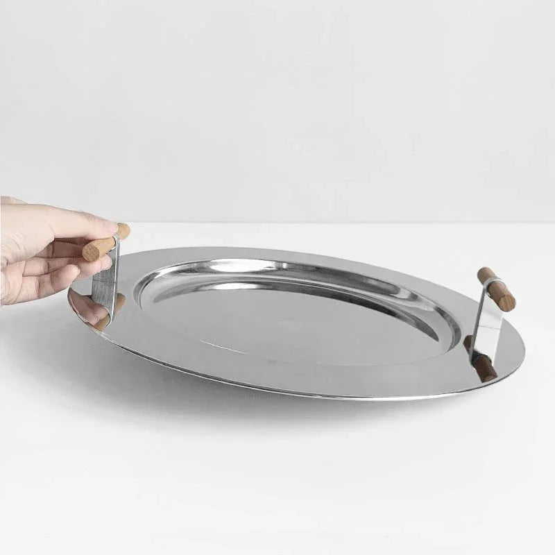 Ellie Steel Pinebrook Tray with Starfield Handle-Welvere