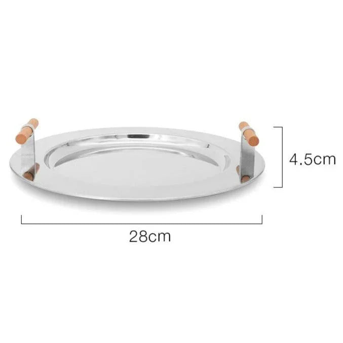 Ellie Steel Pinebrook Tray with Starfield Handle-Welvere