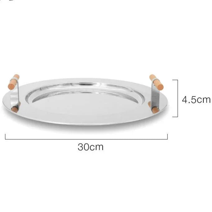 Ellie Steel Pinebrook Tray with Starfield Handle-Welvere