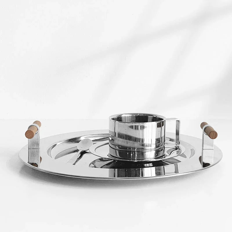 Ellie Steel Pinebrook Tray with Starfield Handle-Welvere
