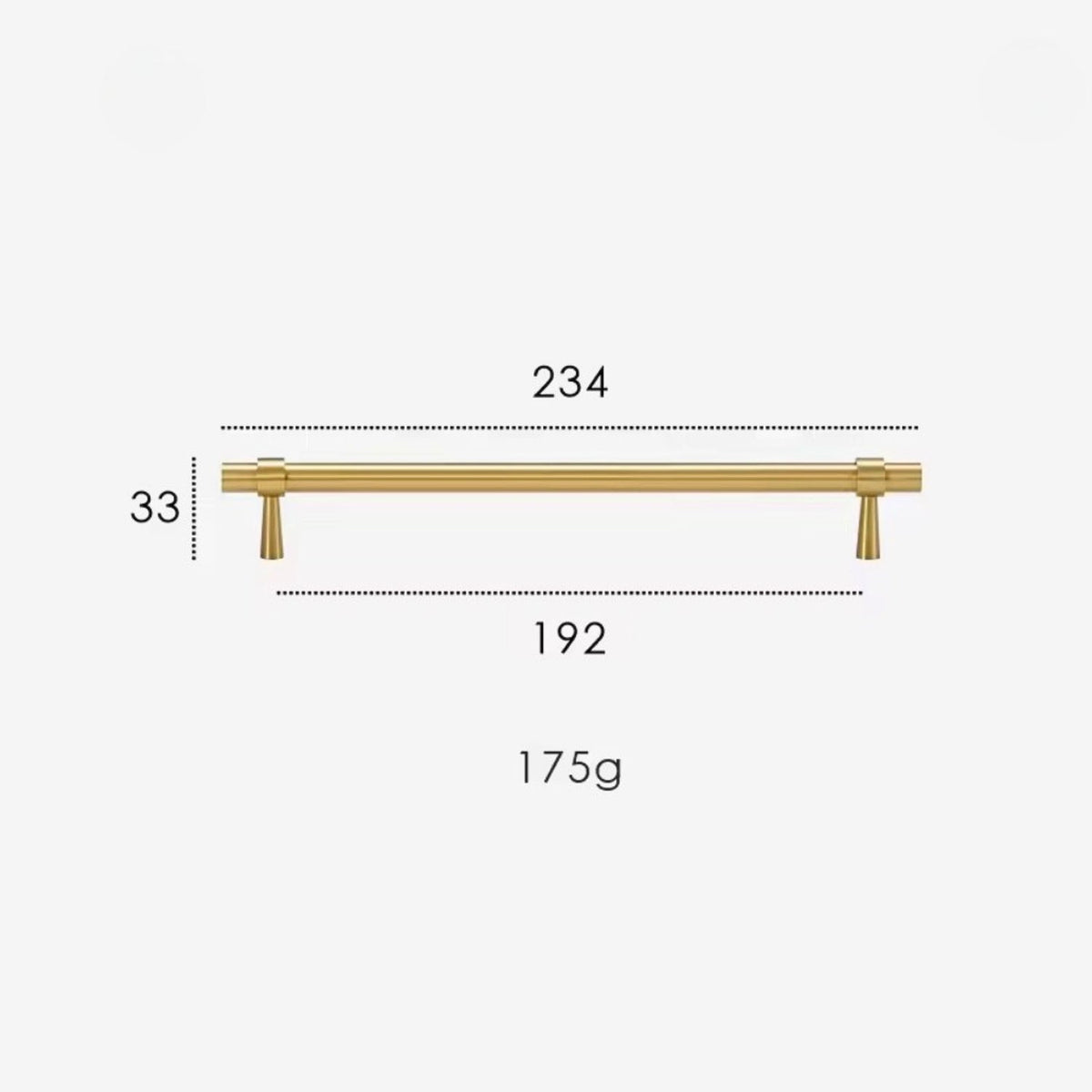 Elmhurst Wardrobe Appliance Handle-Welvere