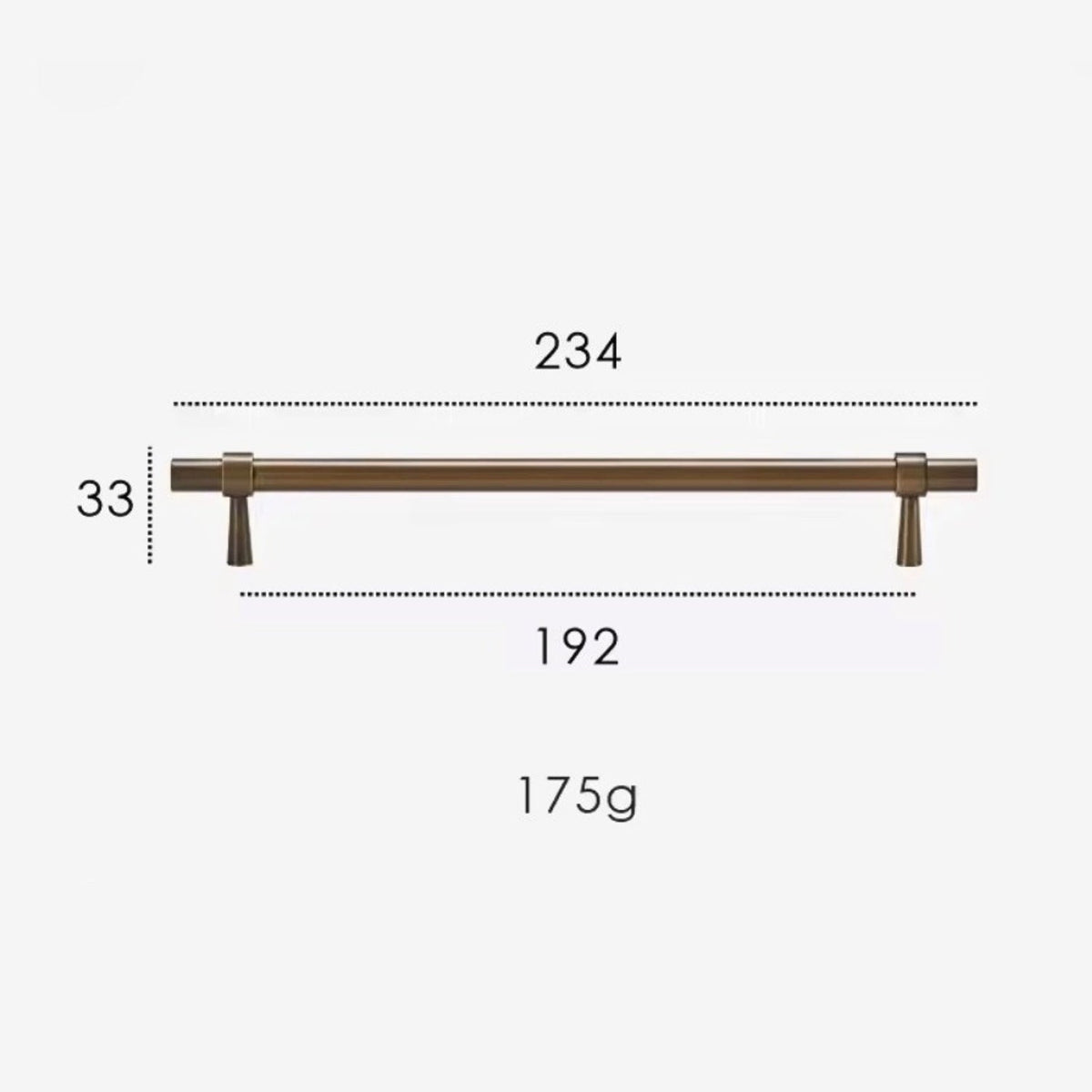 Elmhurst Wardrobe Appliance Handle-Welvere