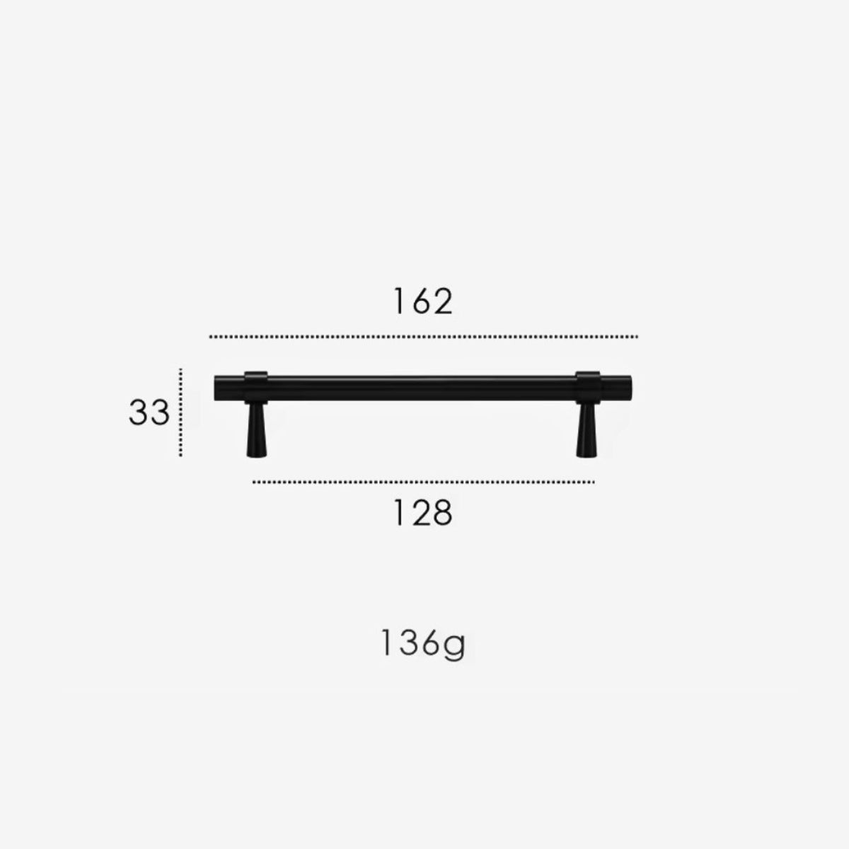Elmhurst Wardrobe Appliance Handle-Welvere