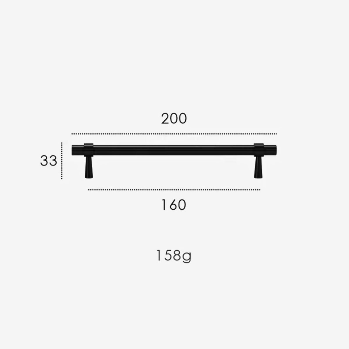 Elmhurst Wardrobe Appliance Handle-Welvere
