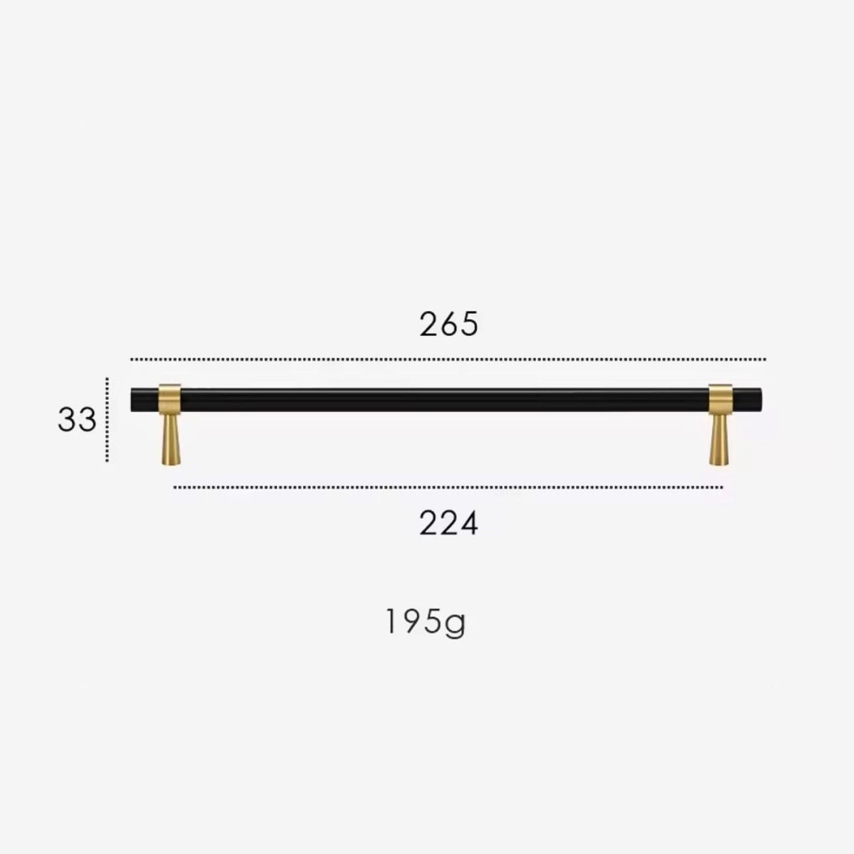 Elmhurst Wardrobe Appliance Handle-Welvere