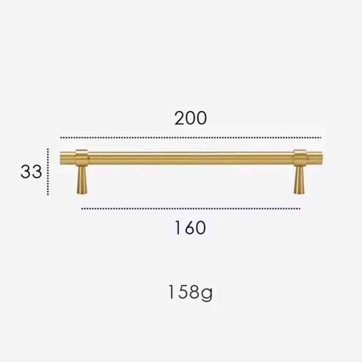 Elmhurst Wardrobe Appliance Handle-Welvere