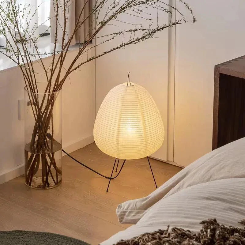 Elmmere Rice Paper Lamp-Welvere