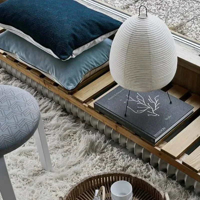 Elmmere Rice Paper Lamp-Welvere