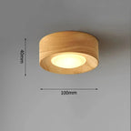 Elmwood Wood Surface Mounted Downlight-Welvere