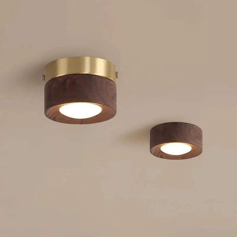 Elmwood Wood Surface Mounted Downlight-Welvere