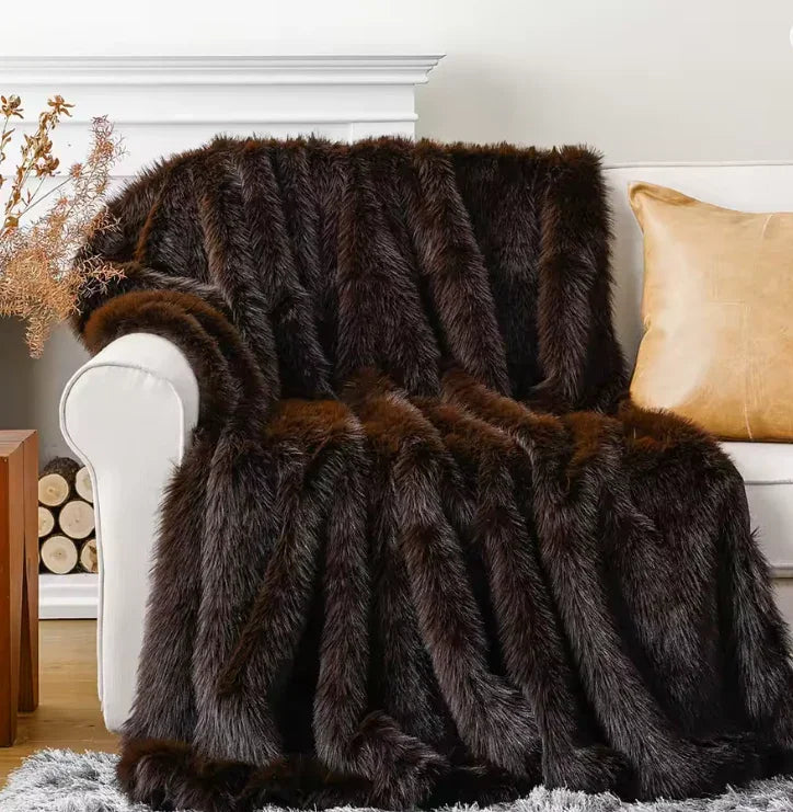 Ember Montero Fur Blanket-Welvere