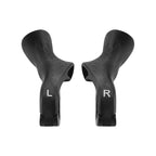 Ergonomic Bicycle Handlebar Grips, Carbon and Nylon Fibre, 120 g, 1 Pair